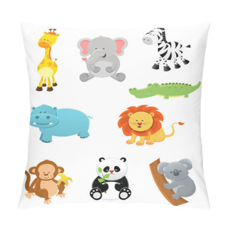 Personality  Safari Animals Pillow Covers