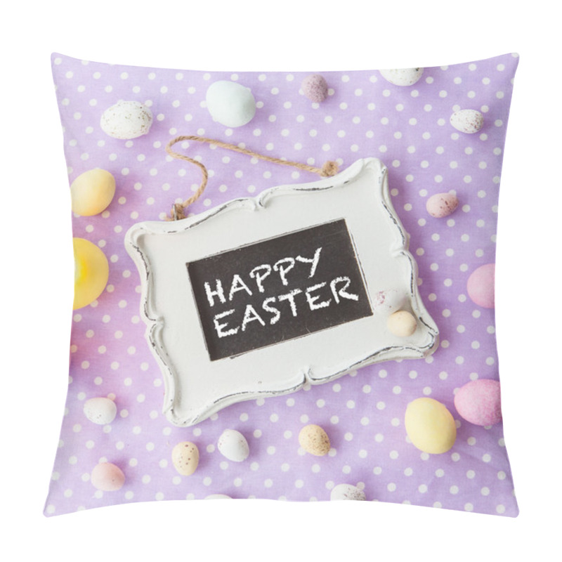 Personality  Easter background with tulips pillow covers