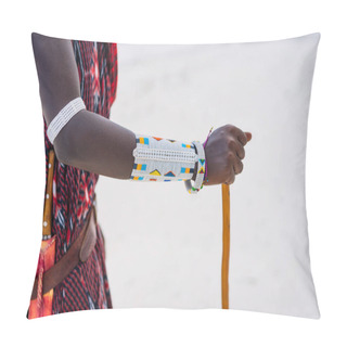 Personality  Travelling Kenya, Masai Clothing And Accessories Details From Diani Beach Kendwa, Zanzibar Tanzania Pillow Covers