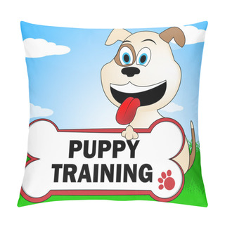 Personality  Puppy Training Represents Instruction Trainers And Canine Pillow Covers