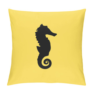 Personality  Sea Horse Icon Illustration Isolated Vector Sign Symbol Pillow Covers