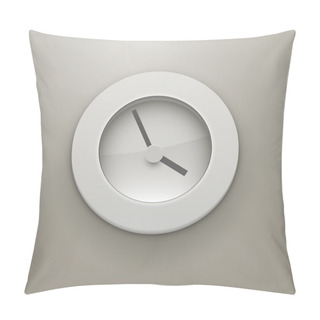 Personality  Vector Mechanical Clock Vector Illustration  Pillow Covers