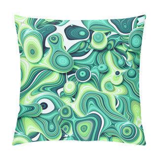 Personality  3d Abstract Wavy Background Pillow Covers