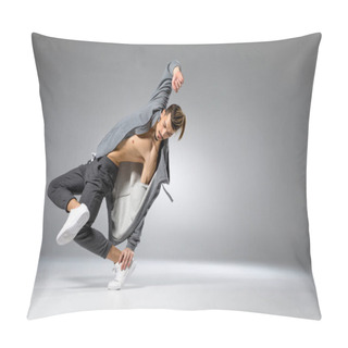 Personality  Young Man Dancing  Pillow Covers