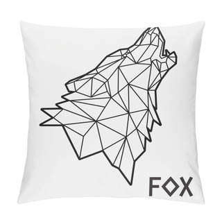 Personality  Animal Abstract Polygonal Geometric Head Of A Elephant Vector Pillow Covers