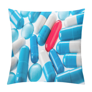 Personality  Medical Pills And Capsules Pillow Covers