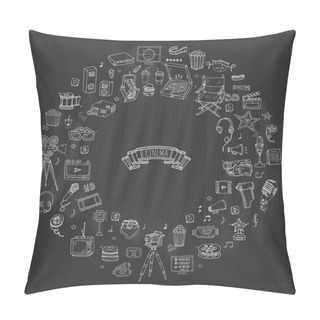 Personality  Cinema Icons Set Pillow Covers