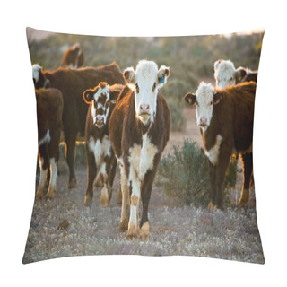 Personality  Cattle Pillow Covers