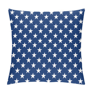 Personality  Usa Flag Colors Seamless Background Pillow Covers