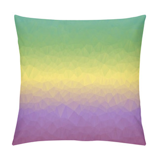 Personality  Abstract Background With Multicolored Poly Pattern Pillow Covers