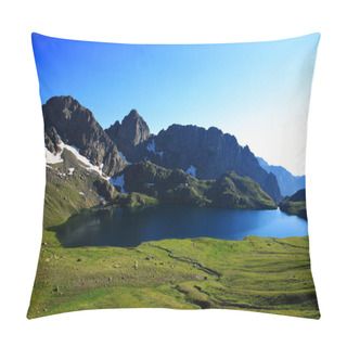 Personality  Tobavarchiili Lake (2643 M), Georgia Pillow Covers