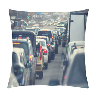 Personality  Traffic Jams In The City Pillow Covers