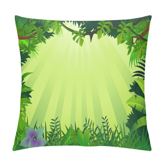 Personality  Forest Background Pillow Covers