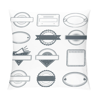 Personality  Grunge Stamps Frames Pillow Covers