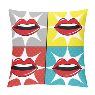Personality  Pop Art Design. Pillow Covers