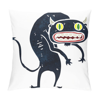 Personality  Retro Cartoon Scary Monster Pillow Covers