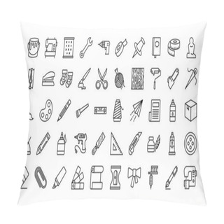 Personality  Most Demanding Art, Craft And  Painting Fill Icons For Your Future Web Mobile And Personal  Projects Fully Editable Vector Graphic Icons In 4 Different Styles. Pillow Covers