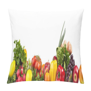 Personality  Large Fruit And Vegetable Borders Pillow Covers