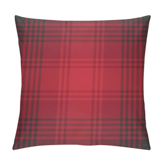 Personality  Red Ombre Plaid Textured Seamless Pattern Suitable For Fashion Textiles And Graphics Pillow Covers