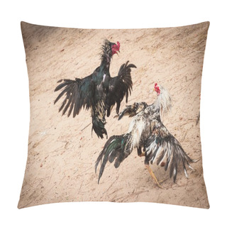 Personality  Gamecocks They Are Fighting Pillow Covers