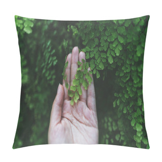 Personality  Green Leaves Pillow Covers