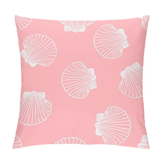 Personality  Hand Drawn Shells Pattern, Vector Illustration Pillow Covers