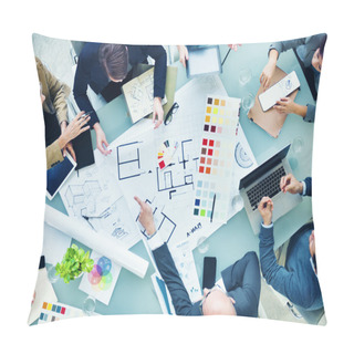 Personality  Design, New Project Teamwork Concept Pillow Covers
