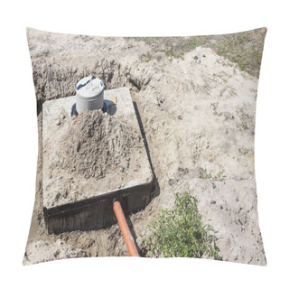 Personality  New Concrete Septic Tank Pillow Covers