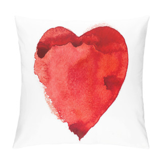 Personality  Watercolor Heart Pillow Covers