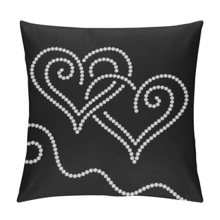 Personality  Diamond Hearts Pillow Covers
