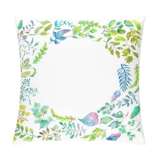 Personality  Watercolor Beautiful Floral Design Pillow Covers
