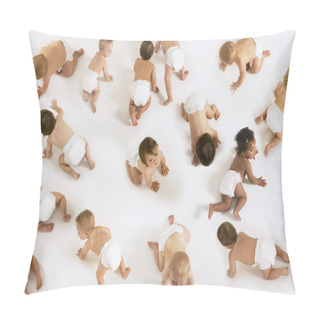 Personality  Large Group Of Babies Pillow Covers