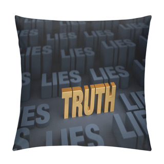 Personality  Truth Surrounded By Lies Pillow Covers