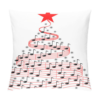 Personality  CHRISTMAS MUSIC BACKGROUND Pillow Covers