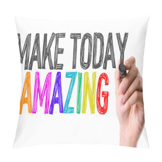 Personality Hand With Marker Writing Text Pillow Covers