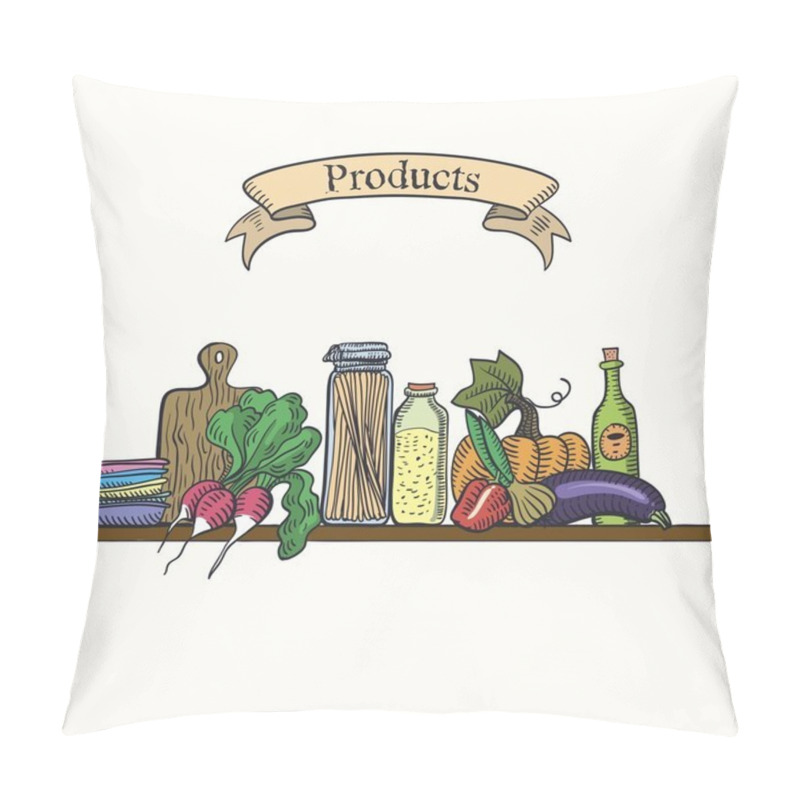 Personality  products on the shelf pillow covers