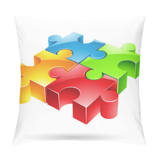 Personality  Glossy Jigsaw Puzzle Pillow Covers