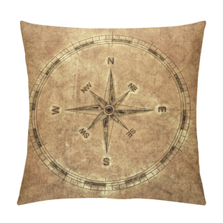 Personality  Old Compass Pillow Covers