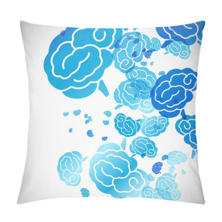 Personality  Abstract Background, Brain Pillow Covers