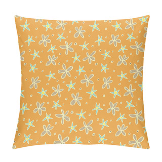 Personality  Different Flowers Seamless Pattern Pillow Covers