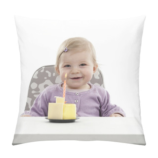 Personality  Habby First Birthday Baby Pillow Covers