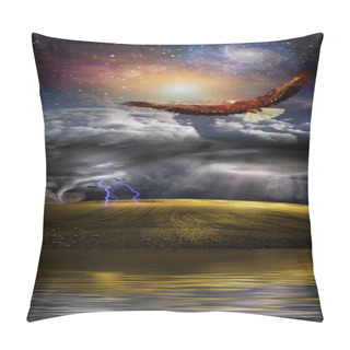 Personality  Water, Earth, Sky, Space Pillow Covers
