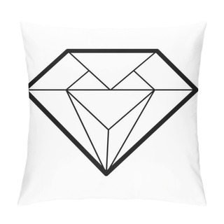 Personality  Simple Diamond Icon Pillow Covers