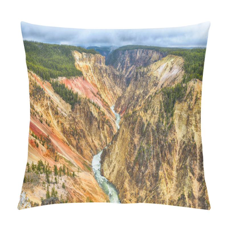 Personality  Grand Canyon of the Yellowstone pillow covers