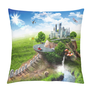 Personality  Nature Landscape Pillow Covers