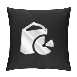 Personality  Book With A Cd Silver Plated Metallic Icon Pillow Covers