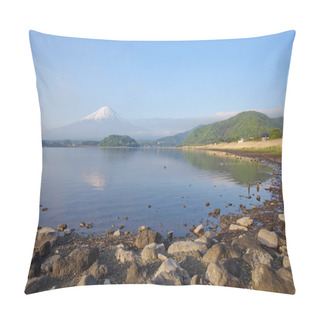 Personality  Mountain Fuji And Lake Pillow Covers