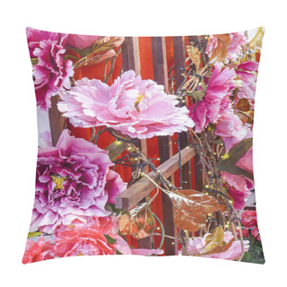 Personality   Chinese New Year With Grand Display Of Decorations. Festive Ornament Pillow Covers