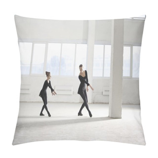 Personality  Woman And Girl Dance  Pillow Covers