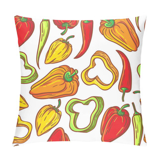 Personality  Pepper Pattern Pillow Covers